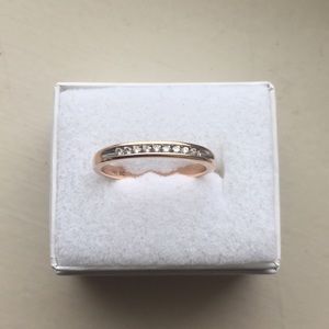 14K gc with diamond anniversary band
